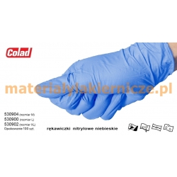COLAD 530900 NITRILE GLOVES BLUE materialylakiernicze.pl